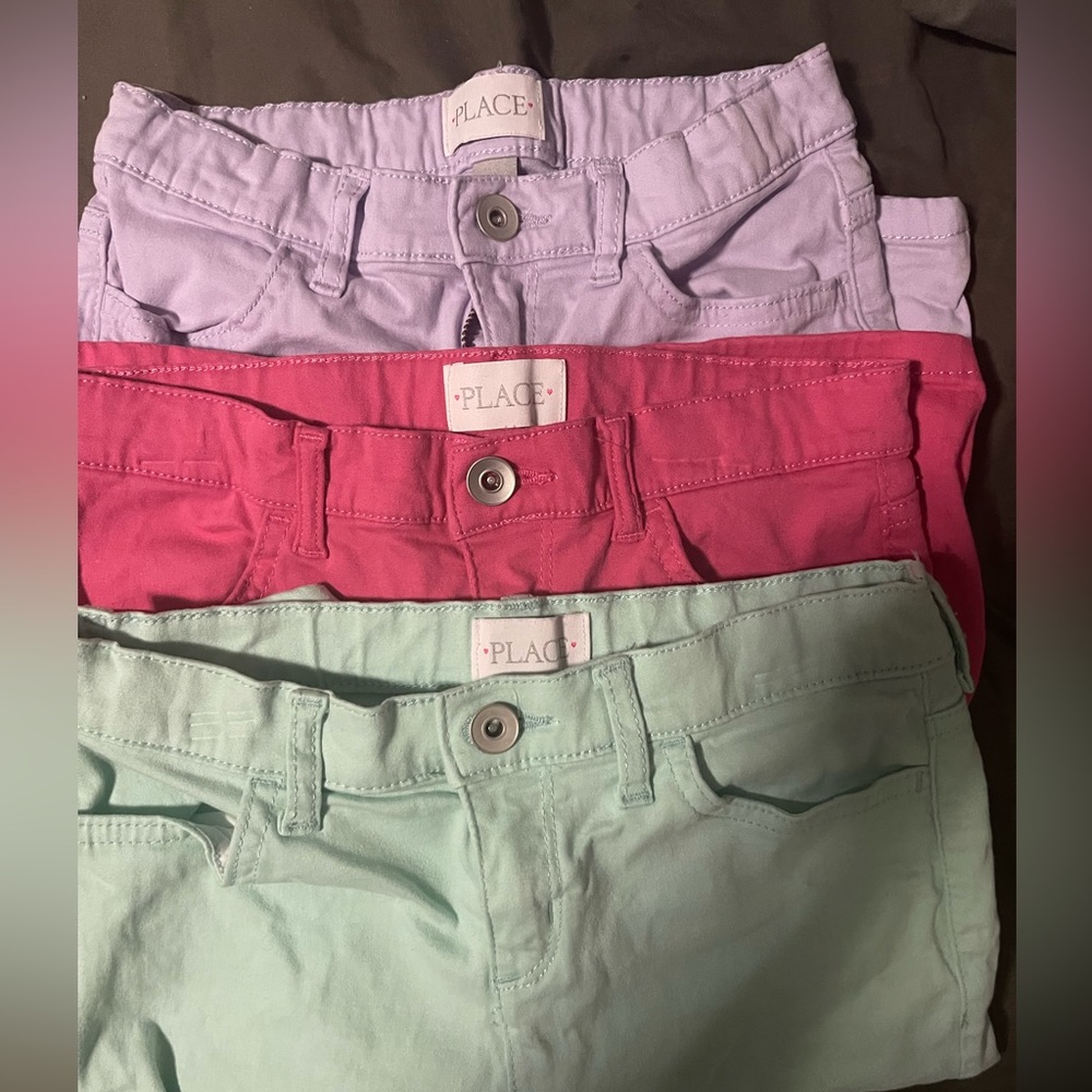 Children’s Place bundle of 3 size 10 girls Bermuda shorts -gently worn